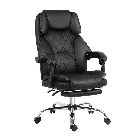 Artiss Office Chair Gaming Computer Executive Chairs Leather Seat Recliner