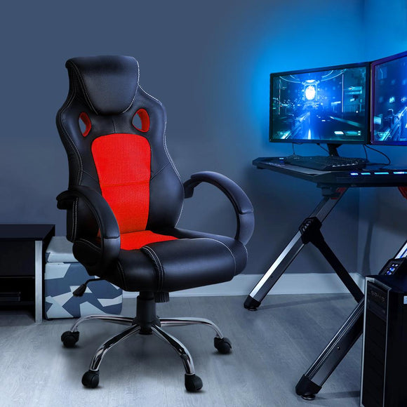 Artiss Gaming Chair Computer Office Chairs Red & Black
