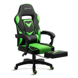 Gaming Chair Valiant Artiss- Recliner Black Green