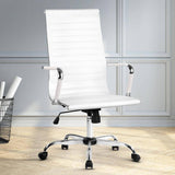 Artiss Gaming Office Chair Computer Desk Chairs Home Work Study White High Back