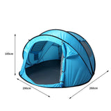 Pop Up Beach tent Outdoor Portable 4 Person Dome-Mountview