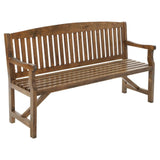 Wooden Garden Bench Chair Deck 3 Seater