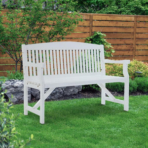 Wooden Garden Bench Chair Deck 3 Seater
