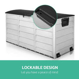 290L Outdoor Storage Box - Black