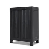 Gardeon Outdoor Storage Cabinet Cupboard Lockable Garden Sheds Adjustable Black