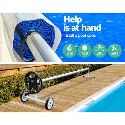 Aqua buddy Swimming Pool Cover Roller Reel Adjustable Solar Thermal Blanket