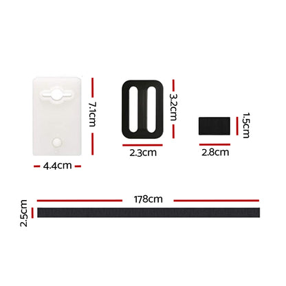 Aqua buddy Pool Cover Roller Attachment Straps Kit 8PCS for Swimming Solar Pool