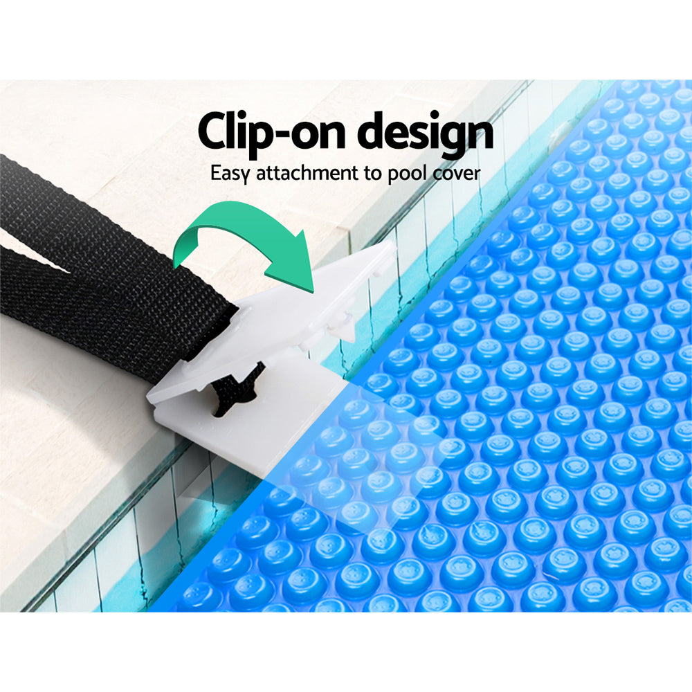 Aqua buddy Pool Cover Roller Attachment Straps Kit 8PCS for Swimming Solar Pool
