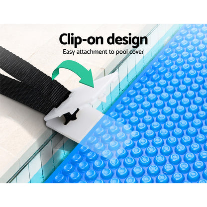 Aqua buddy Pool Cover Roller Attachment Straps Kit 8PCS for Swimming Solar Pool