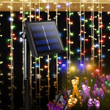 15M 100LED String Solar Powered Fairy Lights Garden Christmas Decor Multi Colour