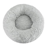 Pet Bed Dog Cat Calming Bed Small 60cm Light Grey Sleeping Comfy Cave Washable