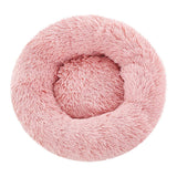 Pet Bed Dog Cat Calming Bed Small 60cm Pink Sleeping Comfy Cave Washable