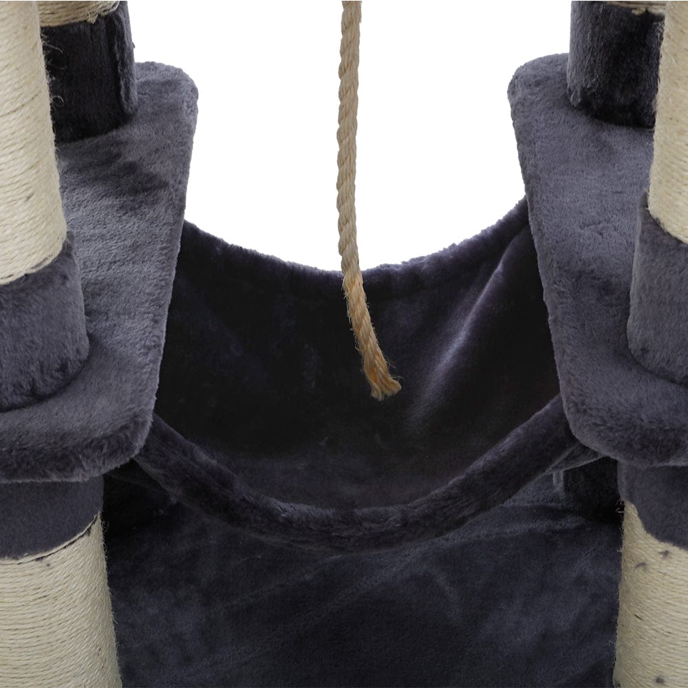 Cat Tree 145 Trees Scratching Post Scratcher Tower Condo House Furniture Wood