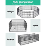 Pet Playpen i.Pet 2X24" 8  Panel-Puppy Exercise Cage Enclosure Fence Play Pen