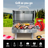 Portable Gas BBQ Grill Heater-Single 12,000 BTU Burner