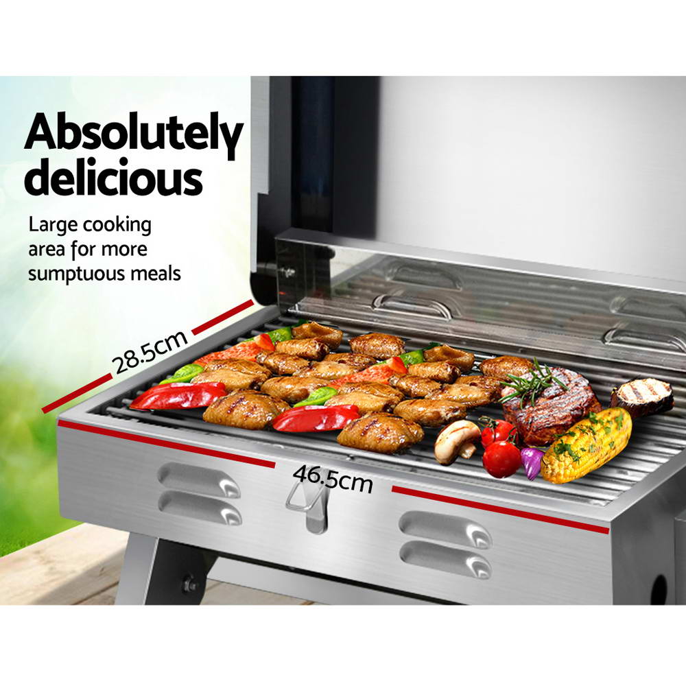 Portable Gas BBQ Grill Heater-Single 12,000 BTU Burner