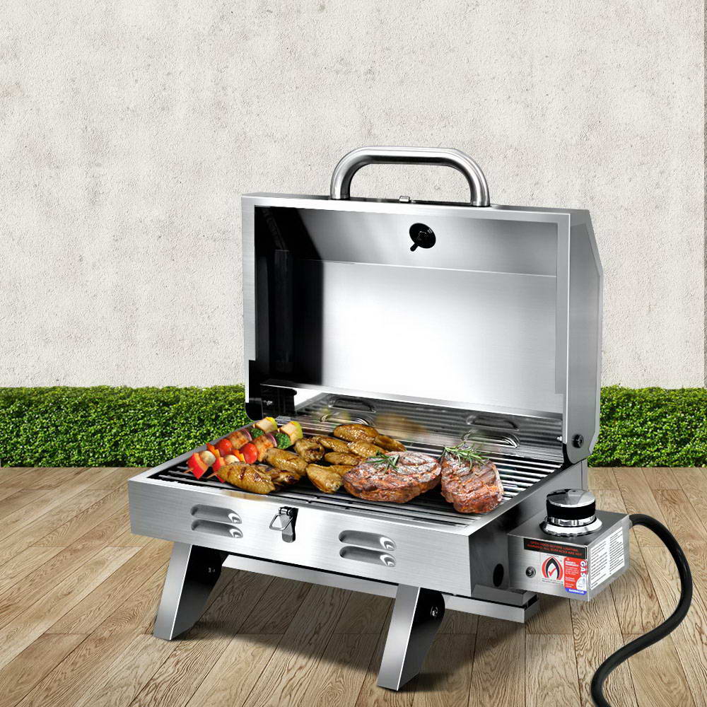 Portable Gas BBQ Grill Heater-Single 12,000 BTU Burner