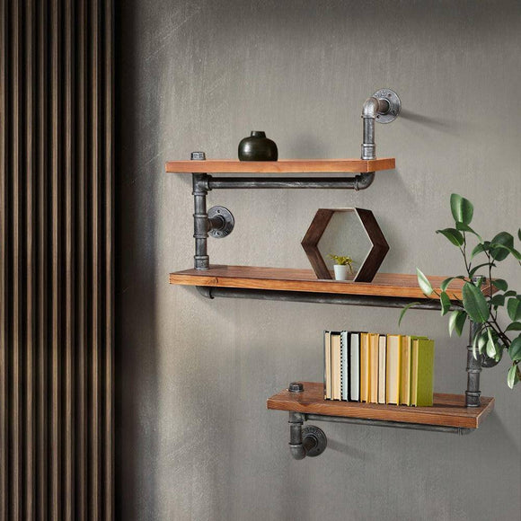 Display Shelves Rustic Bookshelf | Artiss