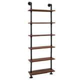Wall Shelves Display Bookshelf Industrial DIY Rustic Pipe Shelf Brackets | Artiss.
