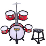 Drum Set Junior Drums Kit Keezi Kids 7 Musical Play Toys Childrens Mini Big Band