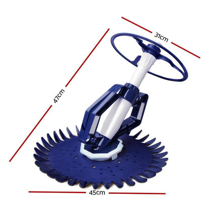 Aqua Buddy Pool Cleaner Automatic Vacuum Floor Climb Suction Swimming Hose 10M