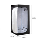 Hydroponics Grow Room Tent Reflective Aluminum Oxford Cloth 75x75x130cm