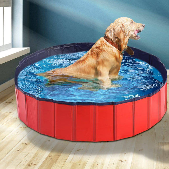 Pet Swimming Pool Dog Cat Animal Folding Bath Washing Portable Pond M
