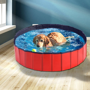Pet Swimming Pool Dog Cat Animal Folding Bath Washing Portable Pond S