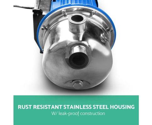 Giantz Garden Water Pump Jet High Pressure Stage Controller Garden Irrigation