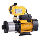 Giantz Multi Stage Water Pump Pressure Rain Tank Irrigation 2000W Yellow Controller