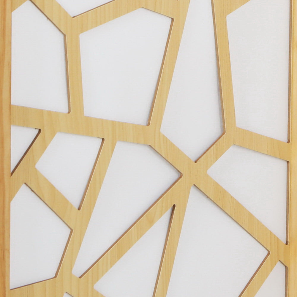 Artiss Clover Room Divider Screen Privacy Wood Dividers Stand 8 Panel Natural