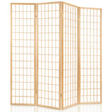 Artiss Room Divider Screen Wood Timber Dividers Fold Stand Wide Beige 6 Panel