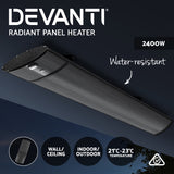 Panel Outdoor Heater 2400W Indoor or Outdoor-Devanti