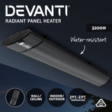 Panel Heater 3200W Indoor or Outdoor-Devanti