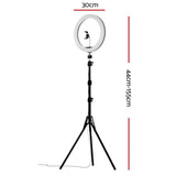 Ring Light 12" 5500K Dimmable Diva Diffuser With Stand Make Up