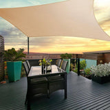 Instahut 5x5m 280gsm Shade Sail Sun Shadecloth Canopy Square