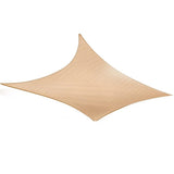 Sun Shade Sail Instahut 4 x 5m Waterproof Rectangle Cloth - Sand Beige