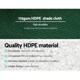 Instahut 70% Sun Shade Cloth Shadecloth Sail Roll Mesh Outdoor 175gsm 3.66x20m Green