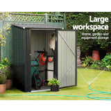Giantz Garden Shed Sheds Outdoor Tool 0.99x1.04M Storage Workshop House Galvanised Steel