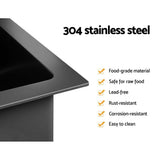 Laundry Sink 440 x 440mm | Cefito Stainless Steel Black