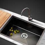 Laundry Sink 600 x 450mm | Cefito Stainless Steel  Black