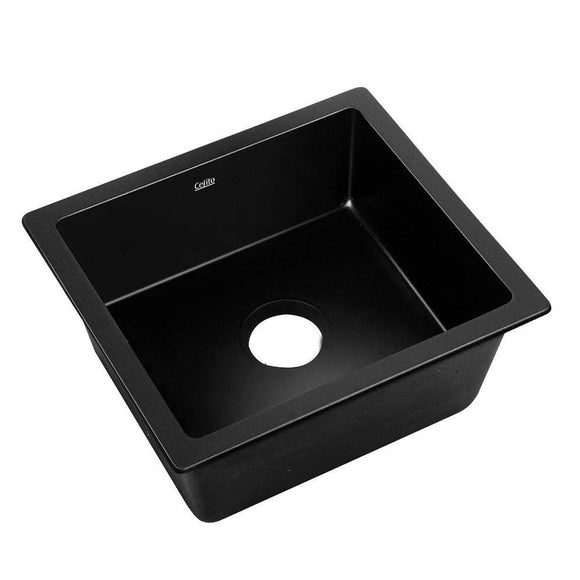 Kitchen Sink Granite  460 X 410MM | Cefito Stone Black