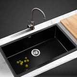 Kitchen Sink Granite 790 X 450MM | Cefito Stone Black