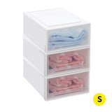 Storage Drawers Set Cabinet Tool Organiser Box  Drawer Plastic Stackable 2PK S
