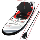 Stand Up Paddle Boards 11' Inflatable SUP Surfboard Paddleboard Kayak Red