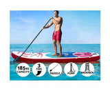 Stand Up Paddle Boards 11' Inflatable SUP Surfboard Paddleboard Kayak Pink