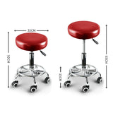 Levede Swivel Salon Bar Stools Hairdressing Stool Barber Chairs Equipment Beauty