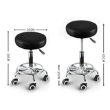 Levede Bar Stools Swivel Salon Office Chair Hairdressing Stool Barber Chairs