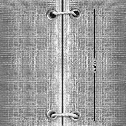 Instahut 3.6x7.3m Tarp Camping Tarps Poly Tarpaulin Heavy Duty Cover 180gsm Silver