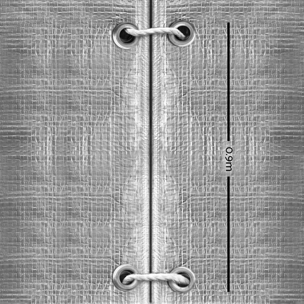 Instahut 6x7.3m Tarp Camping Tarps Poly Tarpaulin Heavy Duty Cover 180gsm Silver